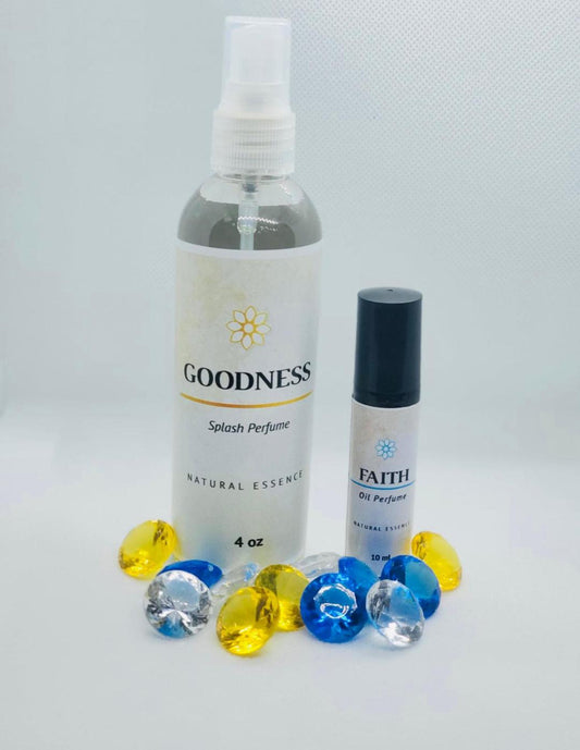 GOODNESS SPLASH PERFUME & PERFUME ROLLON FAITH